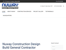 Tablet Screenshot of nuwayconstruction.com